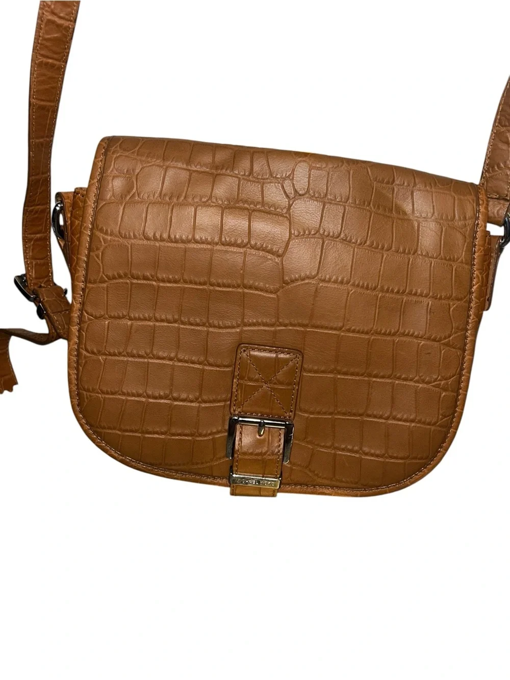 Michael kors croc embossed crossbody - Picture 5 of 6